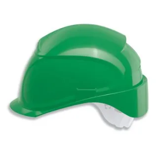 uvex airwing B-S Schutzhelm mit Lüftung - konvent. Innenaustattung - gekürztem Schirm grün 51 cm - 61 cm - 9762421
