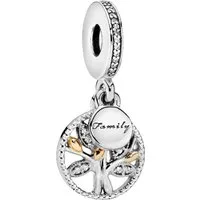 Pandora Charm-Einhänger 791728, Baum, Familie, Zirkonia