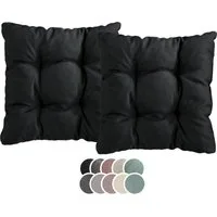 XDREAM Stuhlkissen Sitzkissen Set (2er & 4er) für Stühle und Bänke, robuste Polsterauflage für indoor und outdoor, 38x38x6 cm