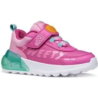 Geox Blinkschuh J ACTIVART ILLUMINUS Sneaker Halbschuh, Klettschuh, Blinkfunktion, Größenschablone zum Download