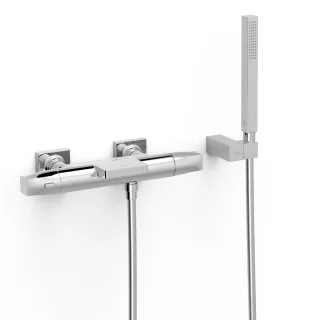 Tres Wannenthermostat Aufputz Over wall Anti Kalk Messing Handbrause , 19017489 19017489