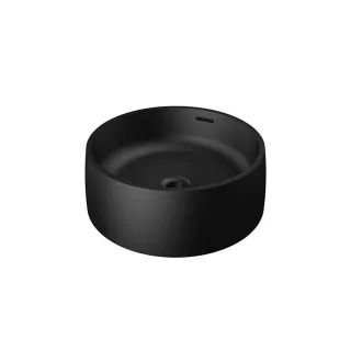 Steinberg Serie 440 Waschtisch Aufsatzschale aus Mineo Stone, schwarz matt, 440 6210 S 440 6210 S