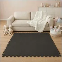 LittleTom Puzzlematte ab dem 1. Tag - 9 Teile Baby Spielmatte - 30 x 30 Kinder Krabbelmatte, (9-tlg), Spielunterlage für Babys und Kleinkinder - Kinderzimmer Puzzleteppich