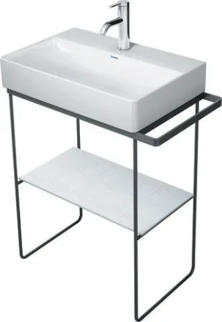 Duravit DuraSquare Metallkonsole Schwarz Matt 665x381x740 mm - 0031134600 31134600