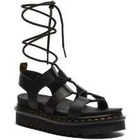 DR. MARTENS Nartilla Sandalette Plateau, Sandalette mit raffinierter Schnürung am Bein