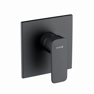 Kludi PURE&STYLE Unterputz-Brausearmatur m. Funktionseinheit mattschwarz, 407553975 407553975