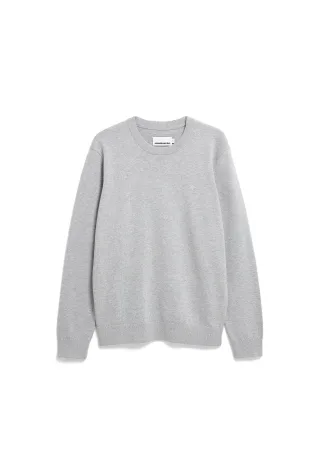 Armedangels - LOUKAA KNIT SWEATER silver melange - Gr. - L