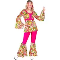Widmann S.r.l. Kostüm Hippie Kostüm 'Peace & Paisley' für Damen, Anzug