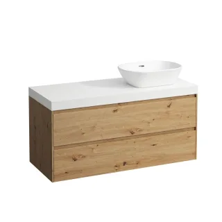 Laufen Waschtischunterschrank und Waschtisch-Platte LANI 495x1185x580 H4045731122671