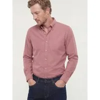Walbusch Langarmhemd Herren Hemd aus Royal-Oxford Regular fit Kentkragen Langarm, Kentkragen, klassisch