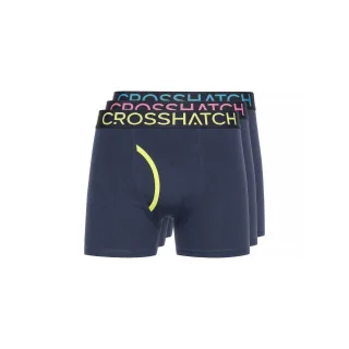 Crosshatch - "Trioglow" Boxershorts für Herren(3er-Pack) (Marineblau)