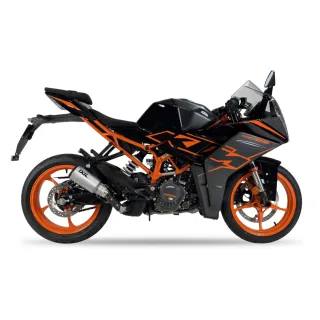 Sport Auspuff IXIL RC Edelstahl+Carbon KTM RC 125 / 390 Bj.2021-2023 EURO5 eintragungsfrei/e-geprüft
