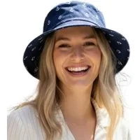 Taschen4life Sonnenhut Leinen Hut Größenverstellbar, unisex, Fischerhut