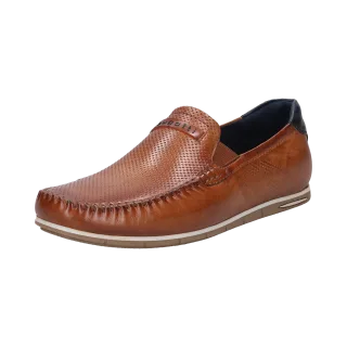 bugatti Slipper Schlupfschuh, Halbschuh mit Stretcheinsätzen, Mokassin Optik