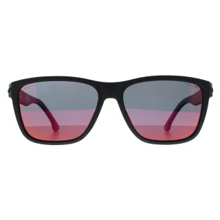 Police Rectangle Mens Matte Grey Multilayer Red Polarized SPLB38E Tailwind 3