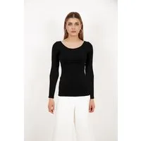 Vivienne Fashion Langarmshirt Hochwertiges Damen Modal Langarmshirt Joe