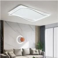 Eurotondisplay LED Deckenleuchte LED Deckenleuchte Fernbedienung Helligkeit einstellbar schwarz weiß, LED fest integriert, Stufenlos einstellbar, Tageslichtweiß, Warmweiß, Farbwechsler, Neutralweiß, Mit Fernbedienung Lichtfarbe und Helligkeit einstel