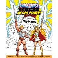 Masters of the Universe: Retro Power! Malbuch / Mattel, Inkl. Hörspiel-CD