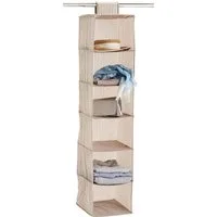 Zeller Present Allzweckkorb Stripes, 6 Fächer, Vlies, beige