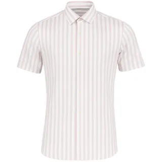 Ted Baker Arschot Streifen Herrenhemd Pink