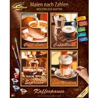 Schipper Malen nach Zahlen Meisterklasse Quattro - Kaffeepause, Made in Germany