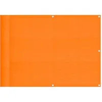 vidaXL Balkonsichtschutz Balkon-Sichtschutz Orange 75x800 cm 100 % Polyester-Oxford (1-St)