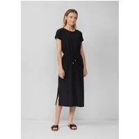 s.Oliver Midikleid Kleid Midikleid aus Baumwollstretch mit Taillenzug