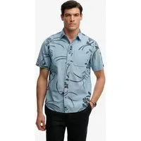 Superdry Kurzarmhemd VINTAGE LOOM S/S SHIRT mit sommerlich coolem Hawaii-Blumen-Print