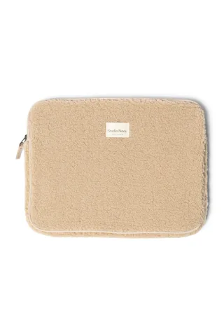 Studio Noos Teddy Laptop Hülle 15 Zoll Ecru