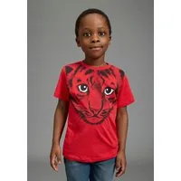KIDSWORLD T-Shirt Mit tollem Druck: LITTLE TIGER Kurzarm, Basic-Passform, mit peppigem Druck, Rundhalsausschnitt