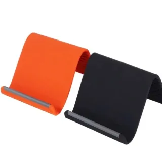 Flexible Silicone Phone Stand Foldable Bendable Adjustable Desktop Holder for Phone Tablet Laptop Portable Travel Univer