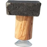 Olivenholz-erleben Seifenhalter PISA Magnetseifenhalter aus Olivenholz inkl. Plättchen & Saugnapf, Ø 3 cm, mit Magnethalterung für die Seife, 2-St., Hygienisch & dekorativ – Seife schwebend aufbewahren, ohne Bohren