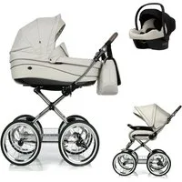Roan Kombi-Kinderwagen Emma Classic 4 in 1 mit Sportsitz, Autositz und Zubehör in 7 Farben