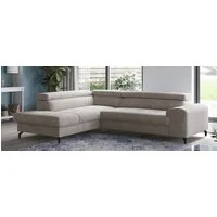 COTTA Ecksofa Aura L-Form, B: 260 cm, mit Bettfunktion, Bettkasten & Kopfteilverstellung