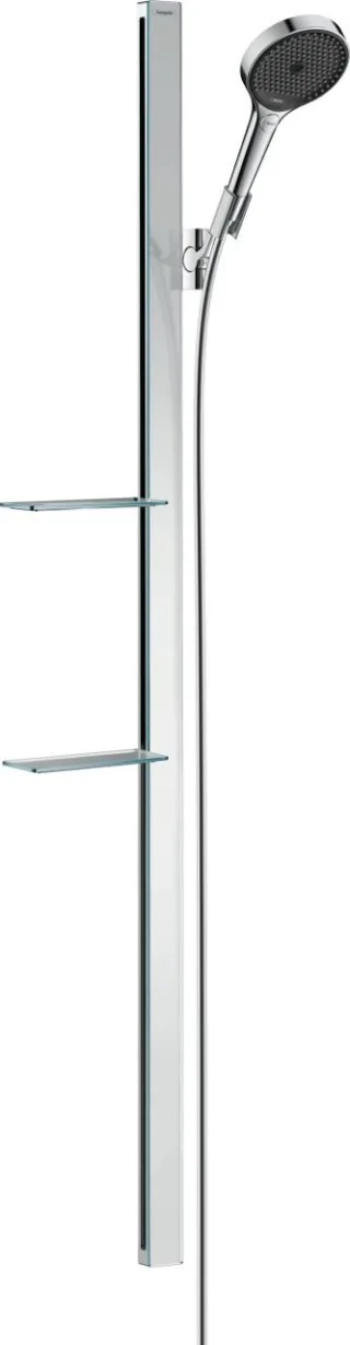Hansgrohe Brausenset Rainfinity 130 3jet Unica E 1500mm chrom mit Seifenschale, 27673000 27673000