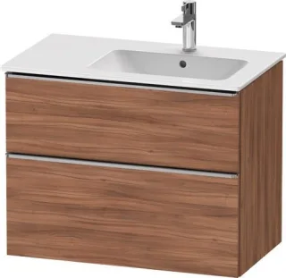 Duravit D-Neo Waschtischunterbau wandhängend Nussbaum Matt 810x462x625 mm - DE4367070790000 DE4367070790000