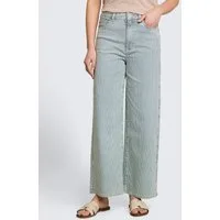 TOM TAILOR 7/8-Jeans Jeanshosen TTNELMA CULOTTE Jeans mit Streifenmuster