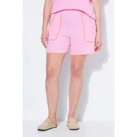 Studio Untold Shorts Shorts Wide Legs Musselin Color-Einfassungen