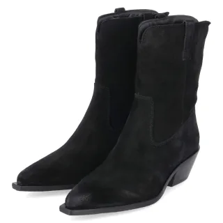 Copenhagen Shoes Westernstiefeletten THE COUTURE WALK S Schwarz - Gr. 37 -  Leder und Textil