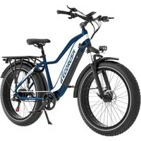 ECORUSH E-Bike Mountainbike 26*4,0 Zoll Elektrofahrrad 48V20Ah bis zu 150km, 7 Gang shimano shimano Schaltwerk, Kettenschaltung, Heckmotor, 960 Wh, Pedelec MTB E Mountainbike für Damen u. Herren