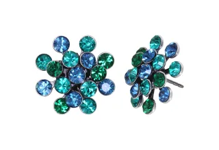 konplott - Ohrstecker - Magic Fireball Mini blau