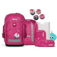 ergobag Schulranzen maxi Set Bundle (6-tlg., 7-teiliges Set), größenverstellbares Rückensystem