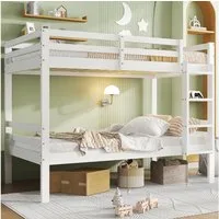 Flieks Etagenbett, Massivholz Kinderbett Umwandelbar 90x200cm
