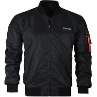 Bores Motorradjacke Bores Bomber Motorradjacke schwarz motorradjacke herren