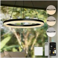 Mai & Mai Pendelleuchte Pendellampe LED-Hängelampe stufenlos dimmbar 3000K–6000K 20W Luvina05, LED-Pendelleuchte, Farbtemperatur von 3000K–6000K