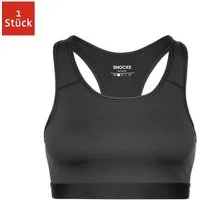 SNOCKS Sport-BH Sports Bra (1-tlg) aus recyceltem Polyester, doppellagige Vorderseite, Racer Back