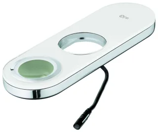 GROHE Bedienpaneel 45989 moon white , 45989LS0 45989LS0