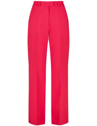 TAIFUN - Elegante Hose mit weitem Bein rot - Gr. - 38