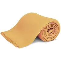 Wohndecke Polar-Fleece mit Antipilling, ca. 420g, 130x160 cm, KiGATEX, Ziersticheinfassung