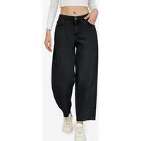 Imily Bela Loose-fit-Jeans Damen Ballonjeans mit Waschungseffekt (Packung, 1-tlg., 1per-Pack) 5-Pocket-Style